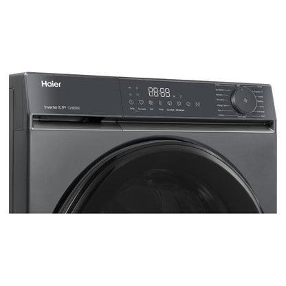 Haier 8.5kg Front Load Washing Machine - Dark (300 Series)