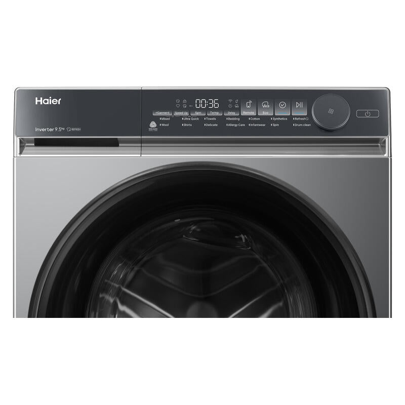 Haier 9.5kg Front Load Washing Machine - Dark