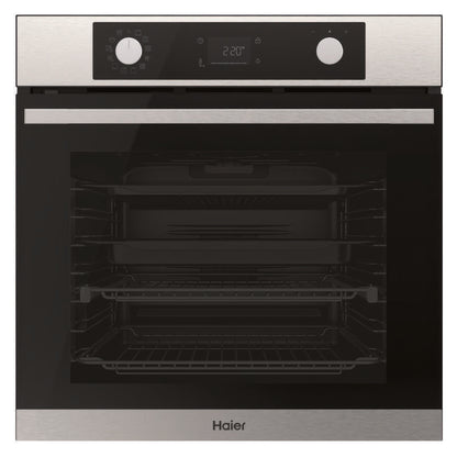 Haier 60cm Pyrolytic Built-In Oven with 12 Functions - Stainless Steel (500 Series)