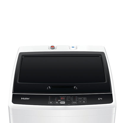 Haier 6kg Top Load Washing Machine - White (300 Series)
