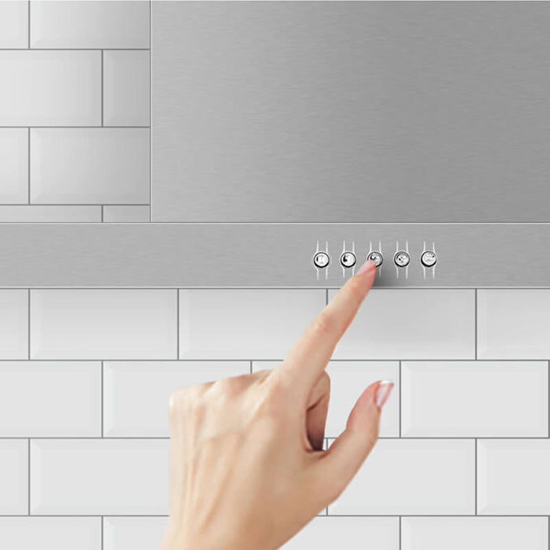 Haier 90cm Box Canopy Rangehood - Stainless Steel