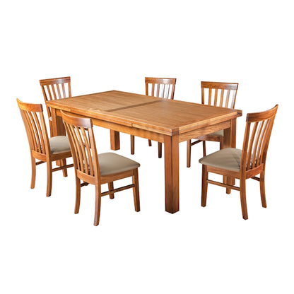 Havana 200-300cm Extension Timber Dining Table - Blackwood