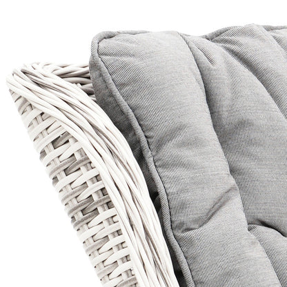 Hawaii 3 Piece Recliner Chat Set - Zen White/Grey