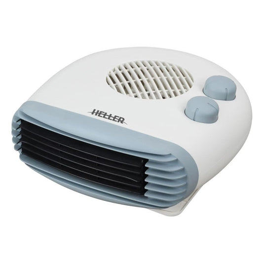 Heller 2000W Low Profile Fan Heater - White