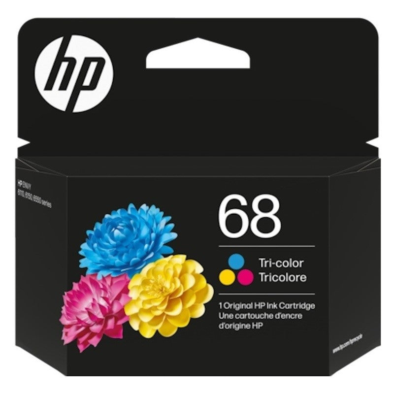 HP 68 Original Ink Cartridge - Tri-Colour (120 Page Yield, HP Envy 6000 Series Compatible, 7FP20TA)