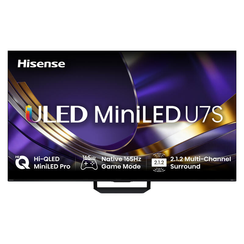 Hisense 55” U7S Smart 4K Hi-QLED Mini-LED TV (2026)