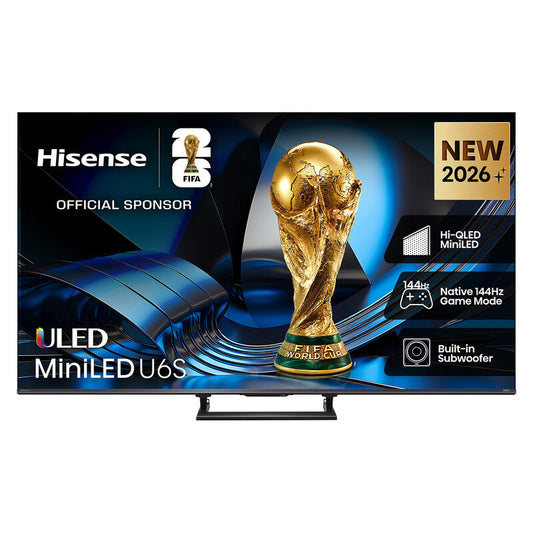 Hisense 65" U6SAU Smart 4K Mini-LED Hi-QLED AI TV (2026)
