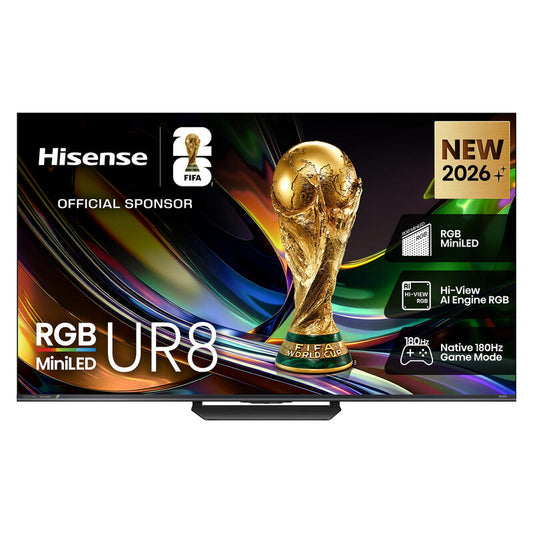Hisense 75" UR8 Smart 4K RGB MiniLED AI TV (2026)