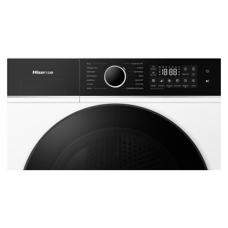 Hisense 9kg Heat Pump Condenser Dryer - White (Series 5I)