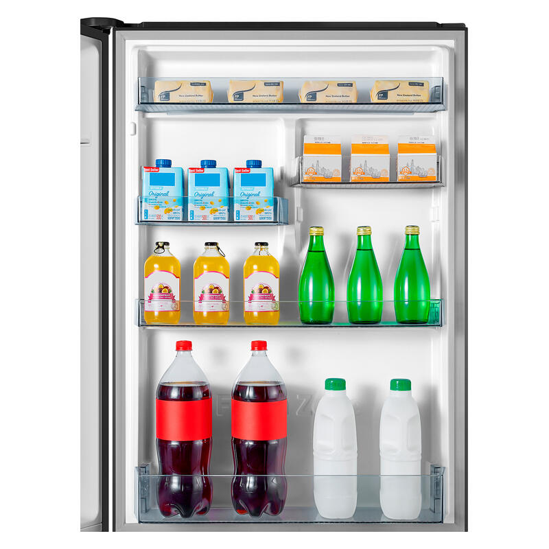 Hisense 417L Bottom Mount Fridge Freezer - Black