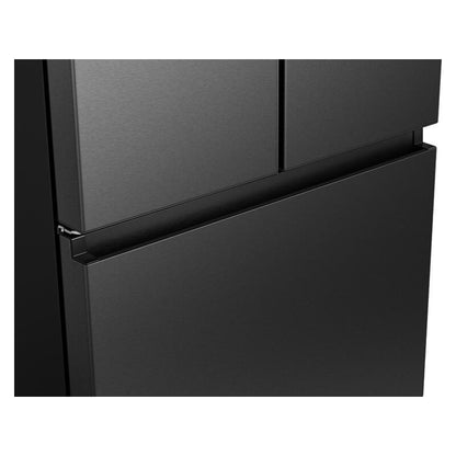 Hisense 541L Pureflex French Door Fridge with Non- Plumbed Ice & Water - Black