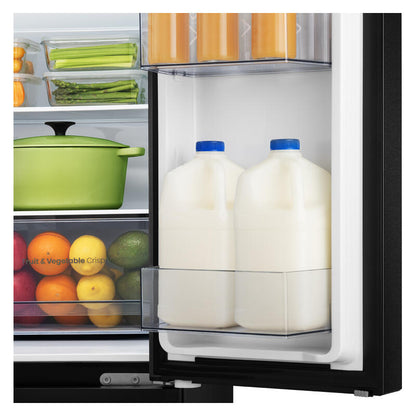 Hisense 541L Pureflex French Door Fridge with Non- Plumbed Ice & Water - Black