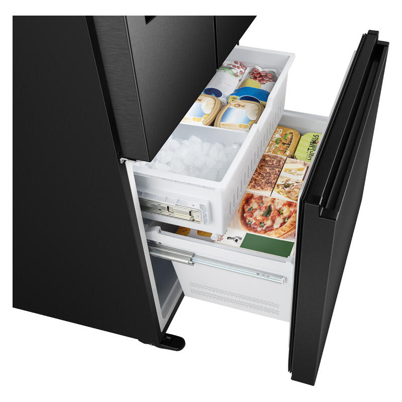 Hisense 541L Pureflex French Door Fridge with Non- Plumbed Ice & Water - Black