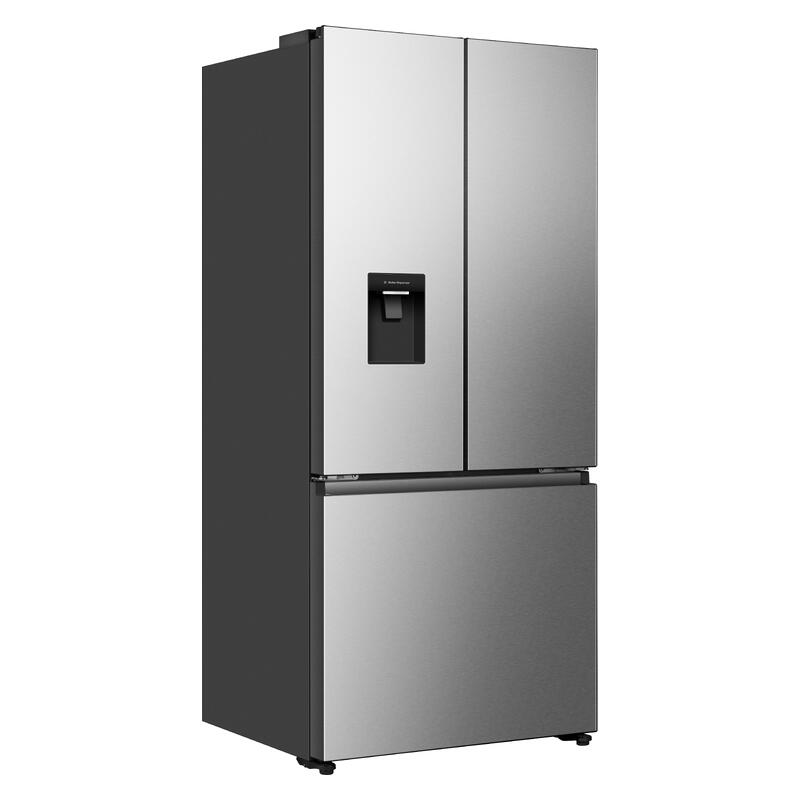 Hisense 544L French Door Fridge Freezer with Water Dispenser - (PureFlex) Stainless Steel