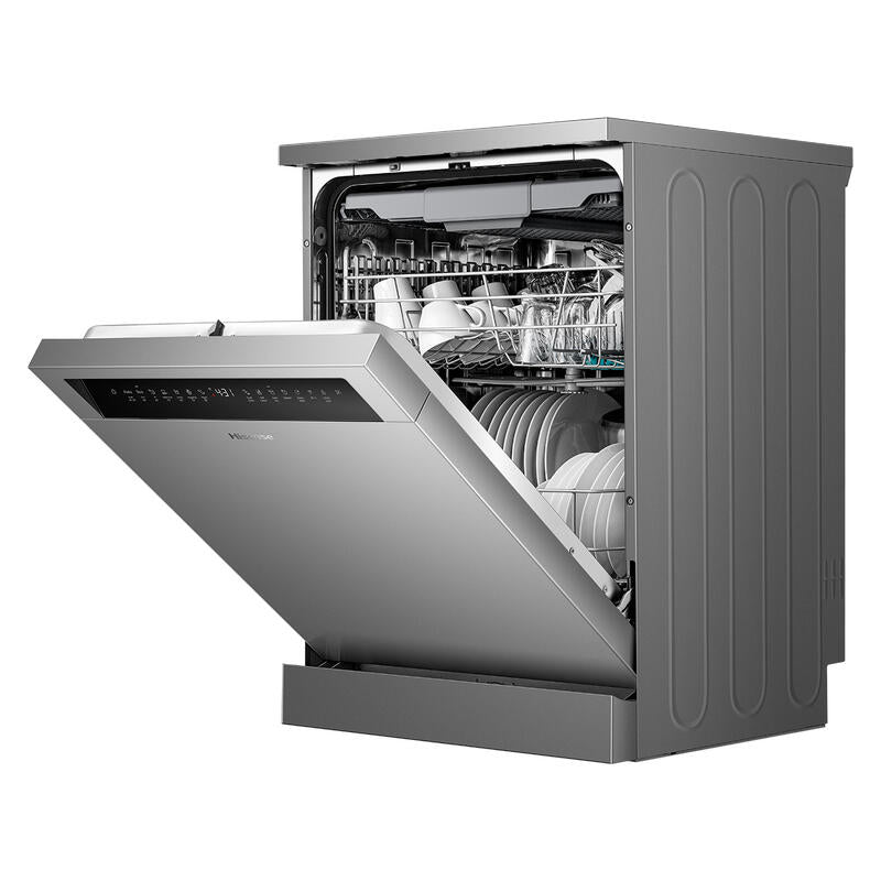 Hisense 15 Place Setting Freestanding Dishwasher - Stainless Steel (Series 5 - Veroshine)