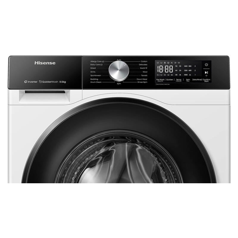 Hisense 8.5kg Front Load Washing Machine - White (Series 3)