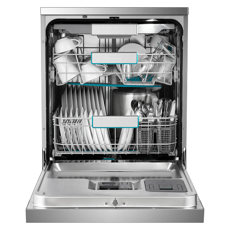 Hisense 16 Place Setting Freestanding Dishwasher - Stainless Steel (Series 7 - Veroshine)