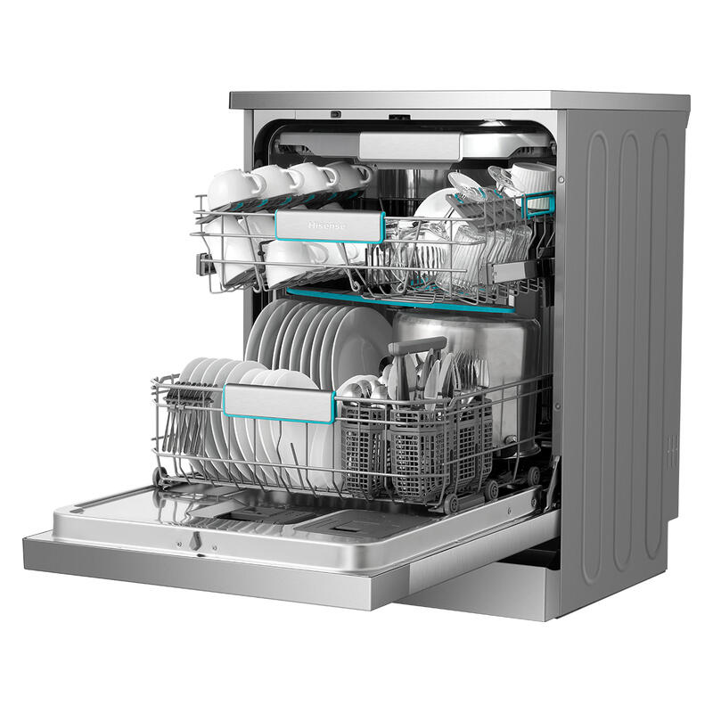 Hisense 16 Place Setting Freestanding Dishwasher - Stainless Steel (Series 7 - Veroshine)