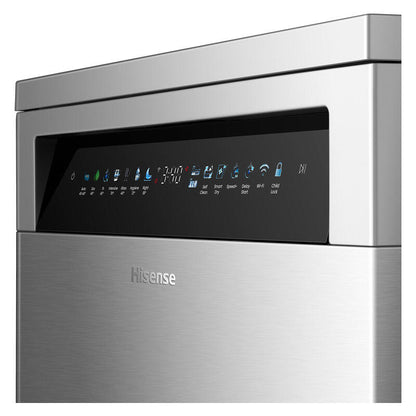 Hisense 16 Place Setting Freestanding Dishwasher - Stainless Steel (Series 7 - Veroshine)
