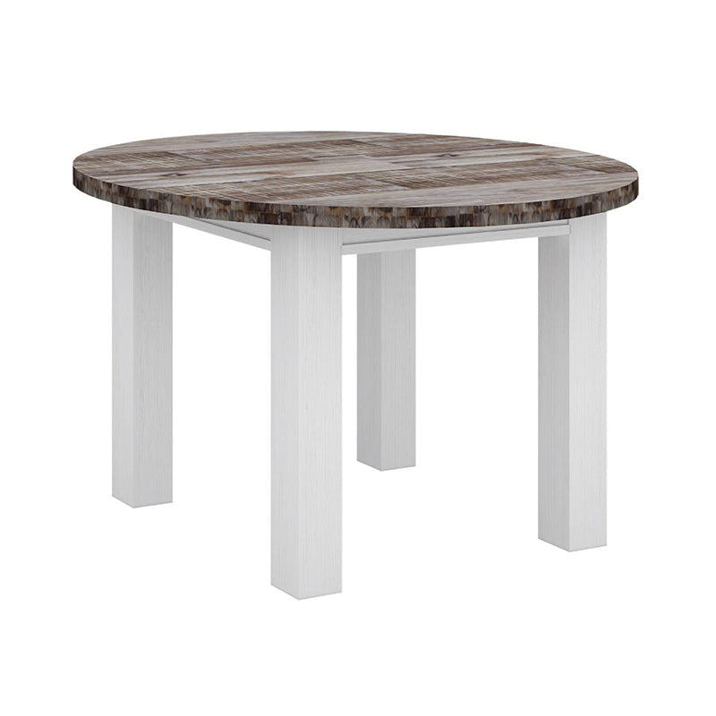 Homestead 5 Piece Dining Suite - White/Timber
