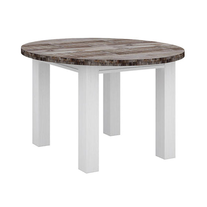 Homestead 5 Piece Dining Suite - White/Timber