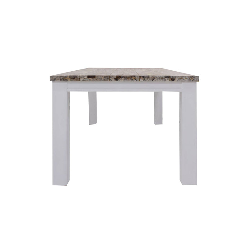 Homestead 9 Piece Dining Suite - White/Timber