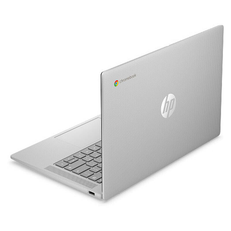 HP laptop on a white background