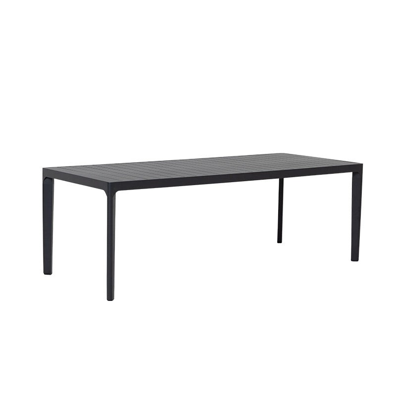Isla 9 Piece Outdoor Dining Setting - Light Grey/Black