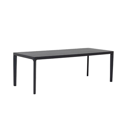 Isla 9 Piece Outdoor Dining Setting - Light Grey/Black
