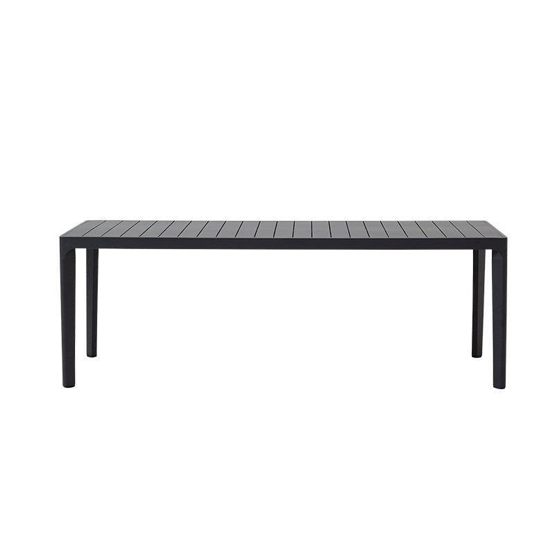 Isla 9 Piece Outdoor Dining Setting - Light Grey/Black