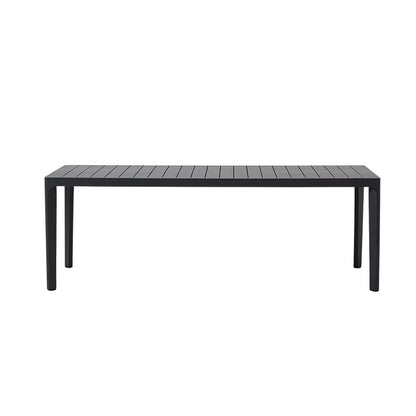 Isla 9 Piece Outdoor Dining Setting - Light Grey/Black