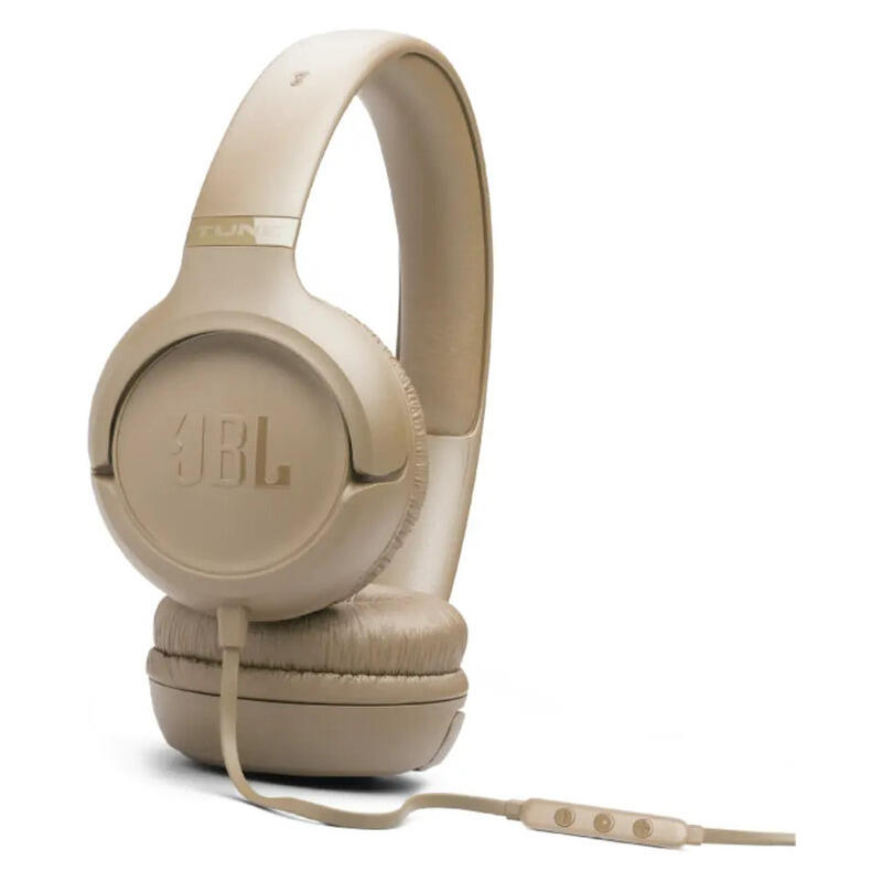 JBL Tune 530 USB-C Wired On-Ear Headphones – Beige