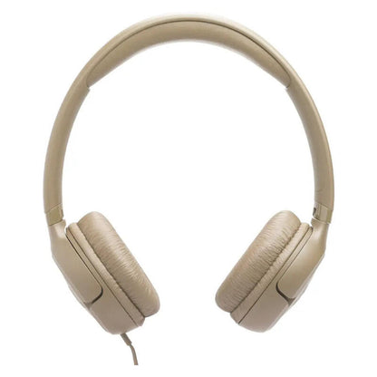 JBL Tune 530 USB-C Wired On-Ear Headphones – Beige