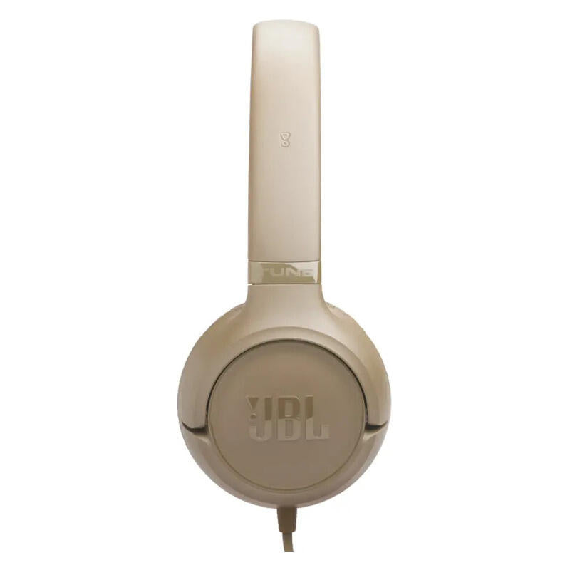 JBL Tune 530 USB-C Wired On-Ear Headphones – Beige