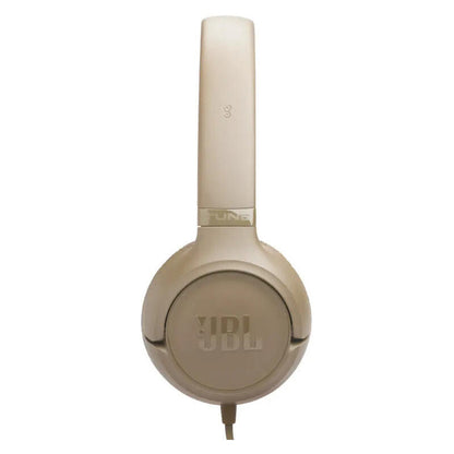 JBL Tune 530 USB-C Wired On-Ear Headphones – Beige