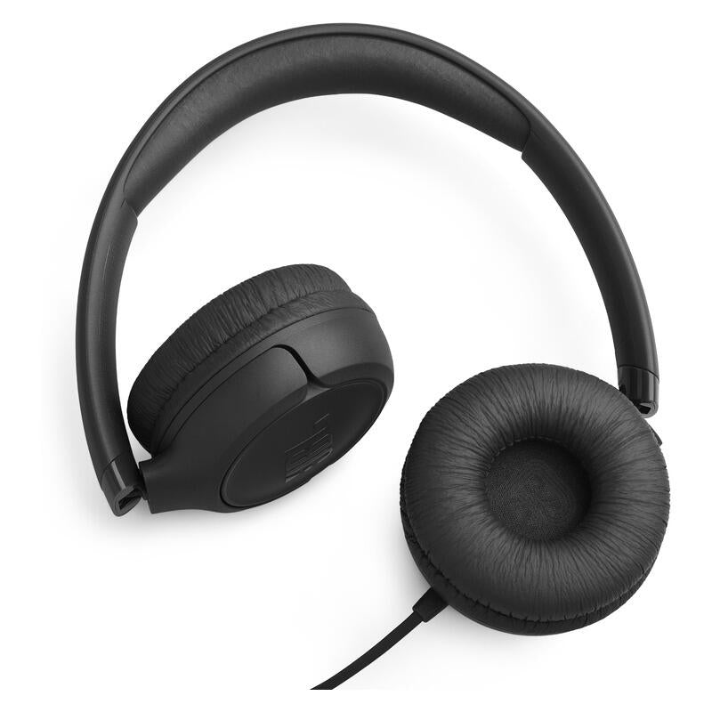 JBL Tune 530 Wired On-Ear Headphones - Black