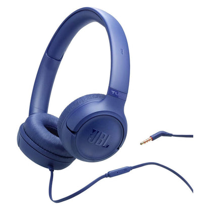 JBL Tune 530 Wired 3.5mm On-Ear Headphones - Blue