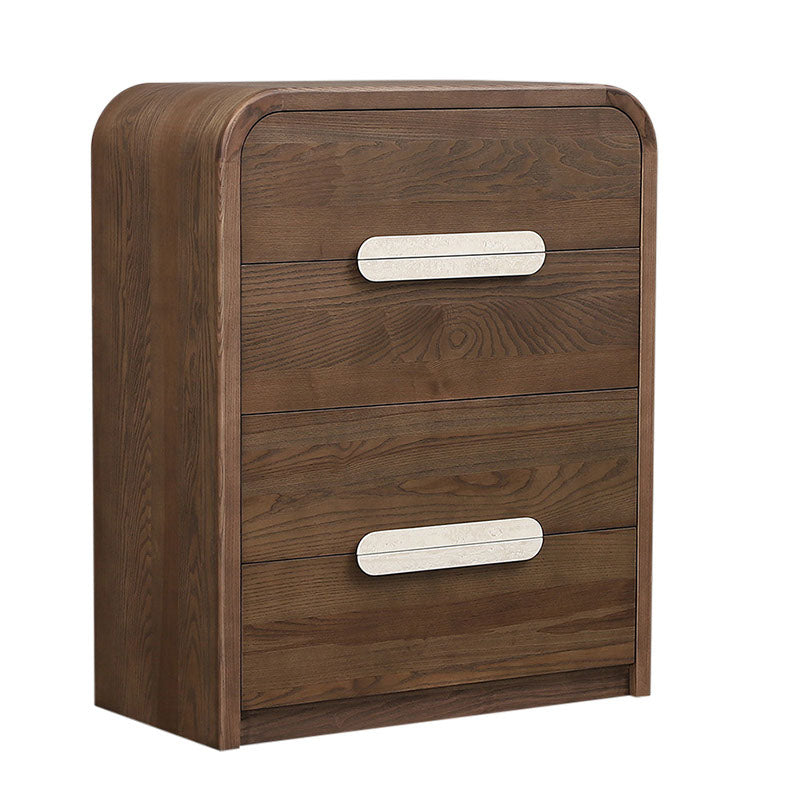 Karvia 4 Drawer Tallboy - Walnut