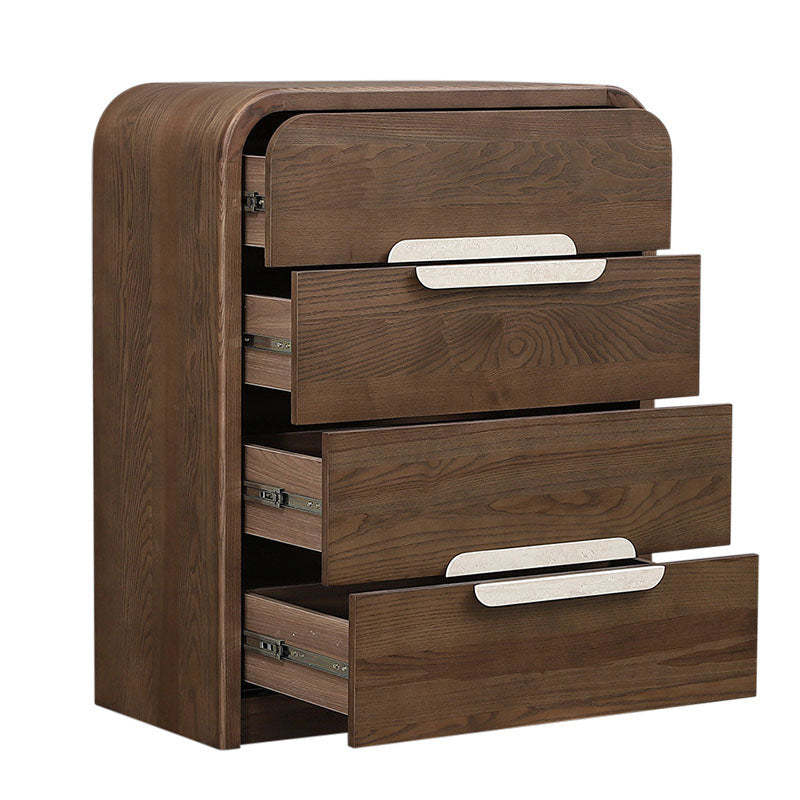 Karvia 4 Drawer Tallboy - Walnut