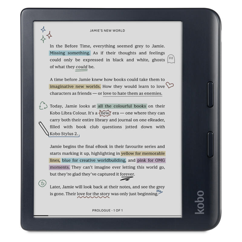 Kobo Libra Colour E-Reader - Black