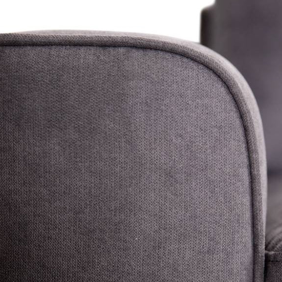 Kristie 3 Seater Fabric Sofa Bed with LHF Chaise - Dark Grey