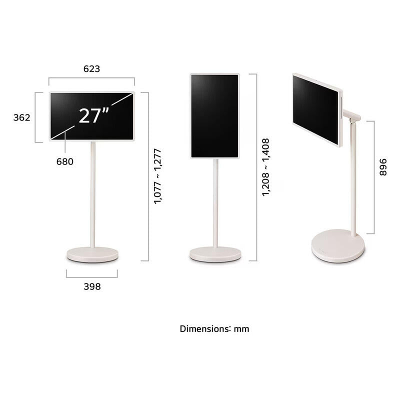 LG 27" StanbyME 2 Portable Smart Touch Screen TV (2025)