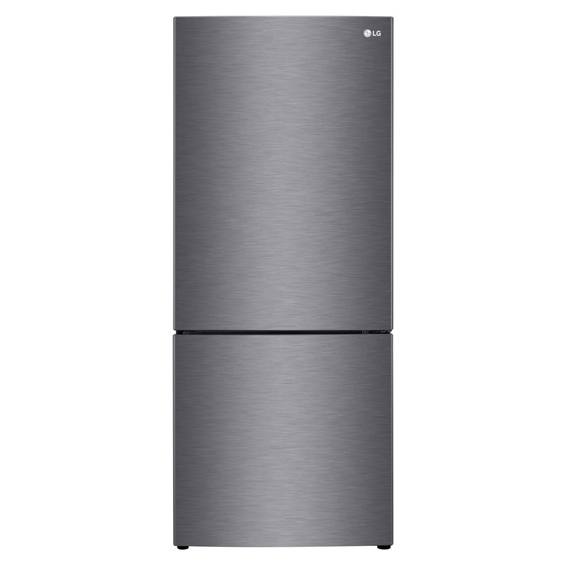 LG 420L Bottom Mount Fridge Freezer - Dark Graphite