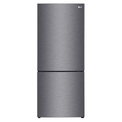 LG 420L Bottom Mount Fridge Freezer - Dark Graphite