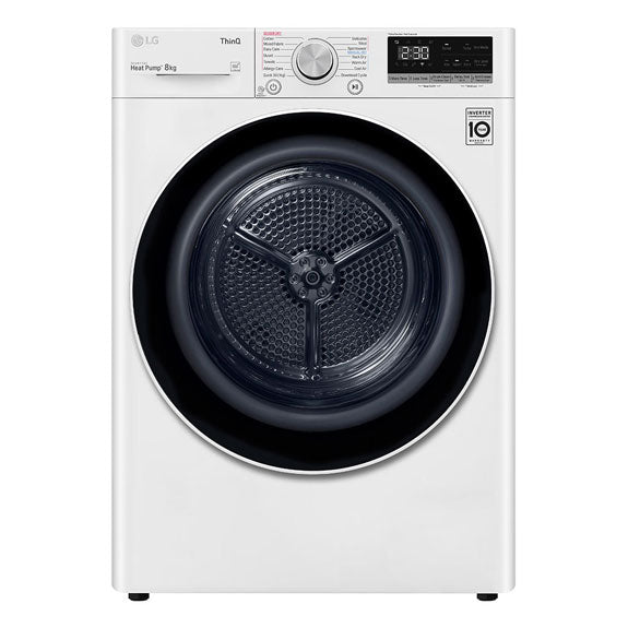 LG 8kg Heat Pump Condenser Dryer - White (Series 5)