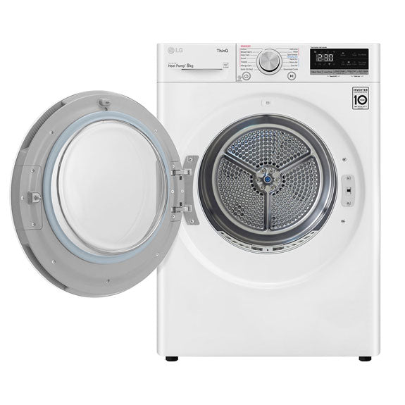 LG 8kg Heat Pump Condenser Dryer - White (Series 5)