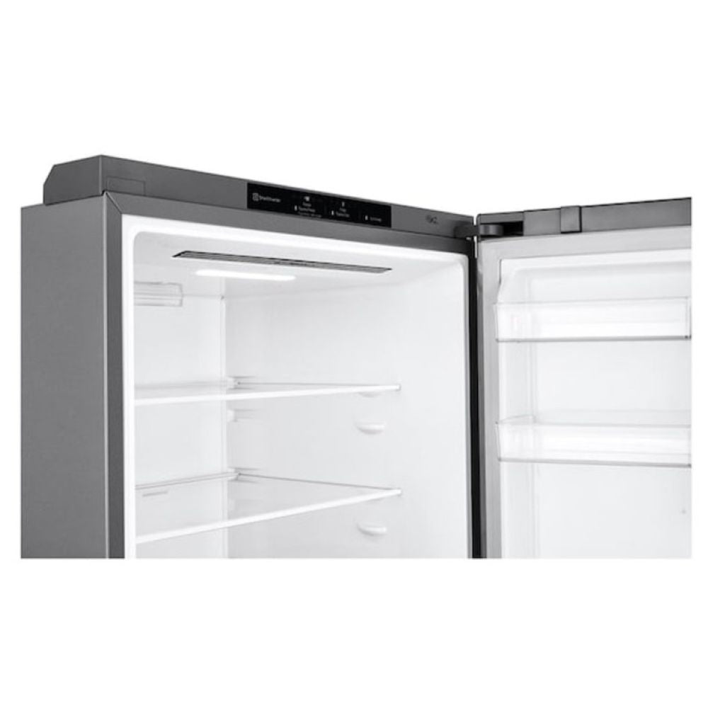 LG 420L Bottom Mount Fridge Freezer - Dark Graphite