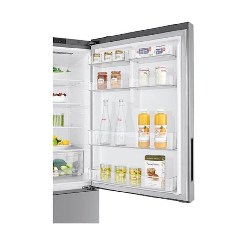 LG 420L Bottom Mount Fridge Freezer - Dark Graphite
