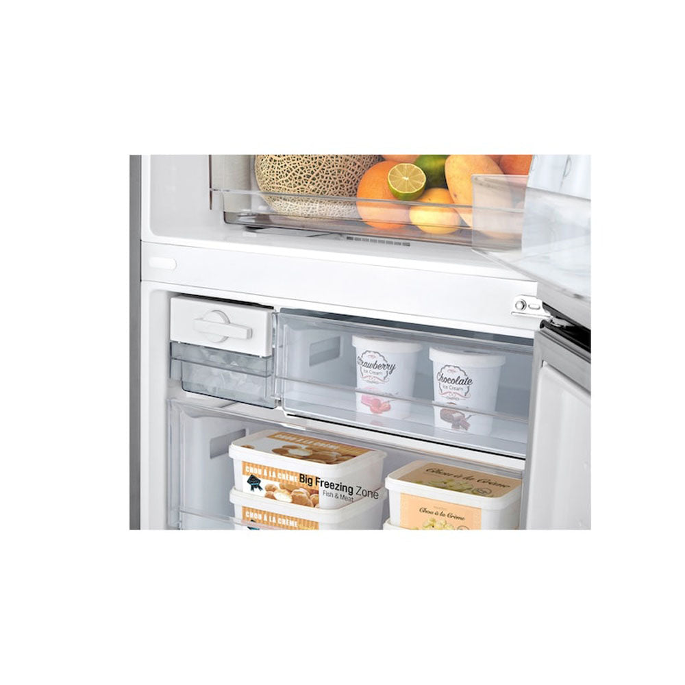 LG 420L Bottom Mount Fridge Freezer - Dark Graphite