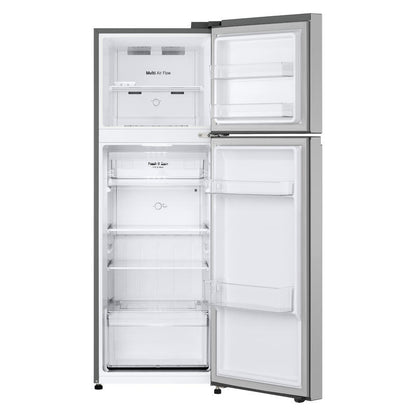 LG 243L Top Mount Fridge Freezer - Stainless Steel